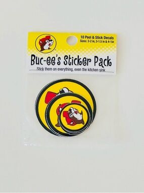 Yellow Circle Sticker Pack - 10 Peel & Stick Decals